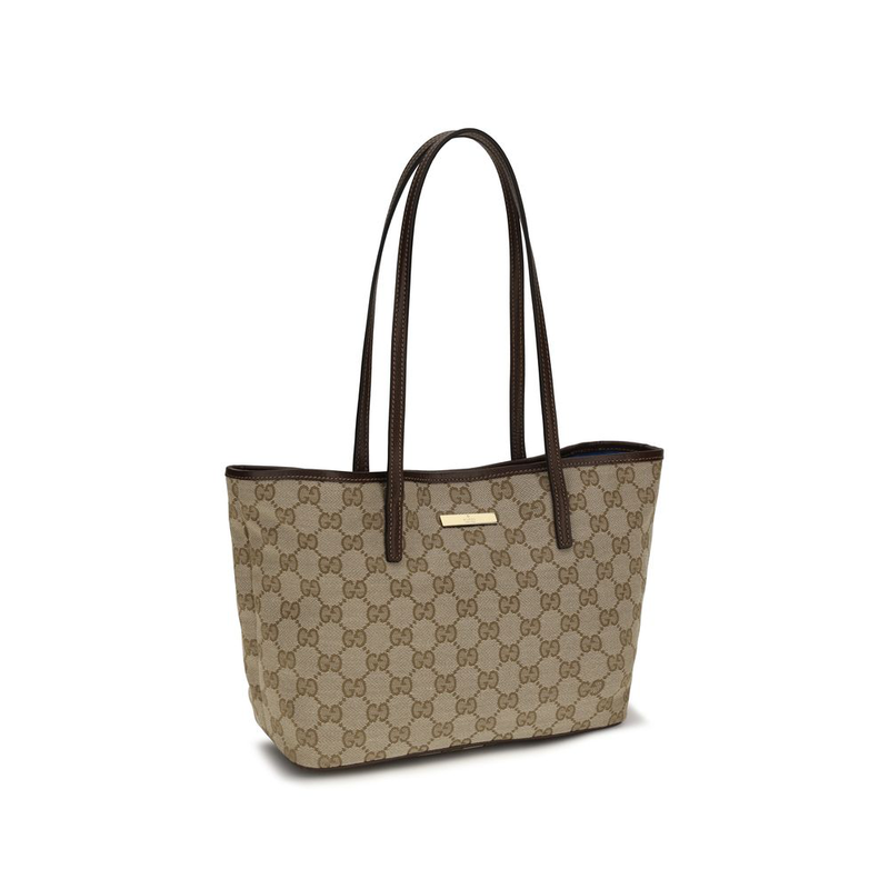 Beige polyester handbag-null