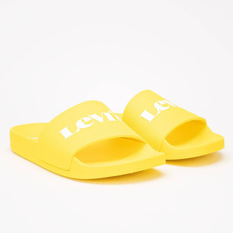 Levis women june mono slides sandals yellow 233026-753-73-null
