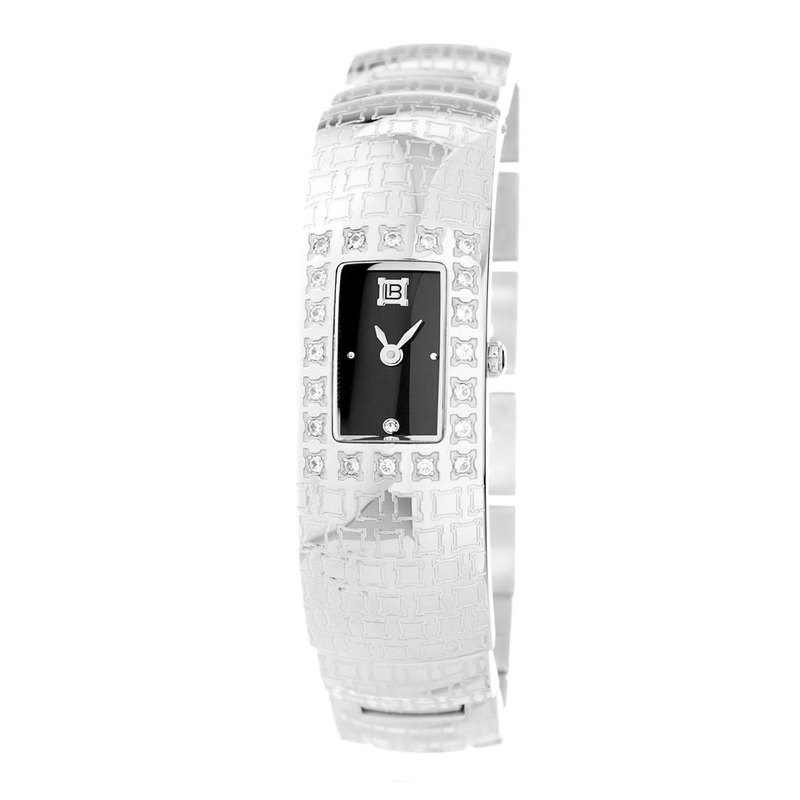 Silver stainless steel bracelet watch-null