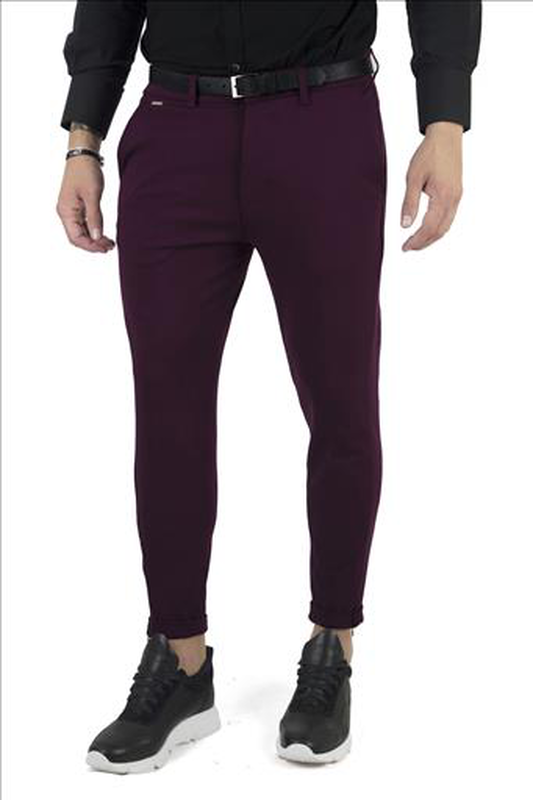 Stefan elastic crop pant with zip-null