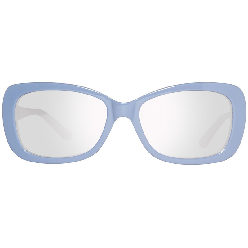 Blue plastic sunglasses-null