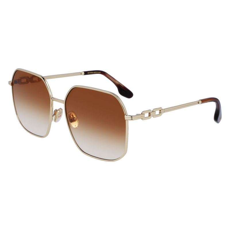 Gold metal sunglasses-null