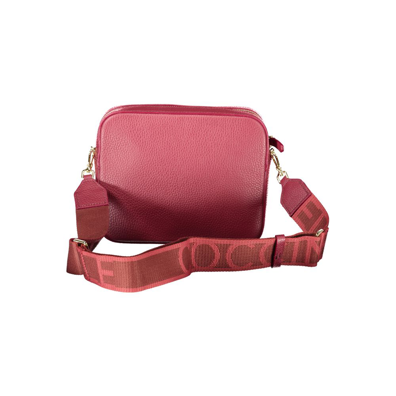 Red leather women bag-null