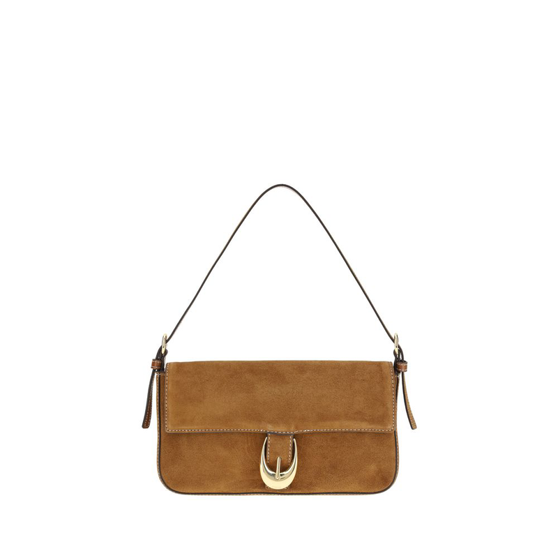 Brown calf leather bos taurus shoulder bag-null