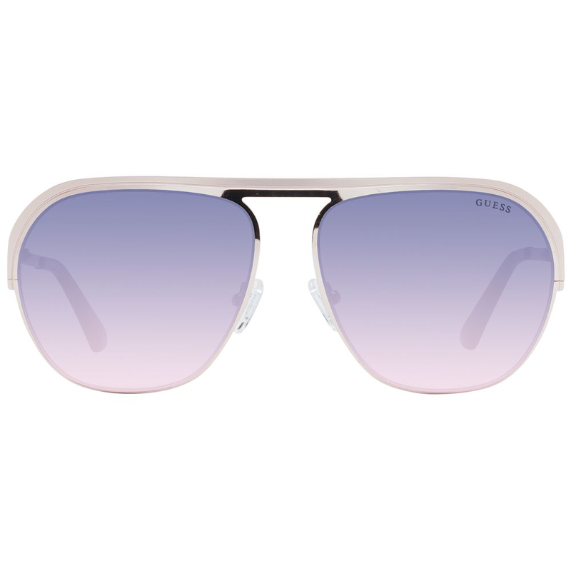 Rose gold metal sunglasses-null