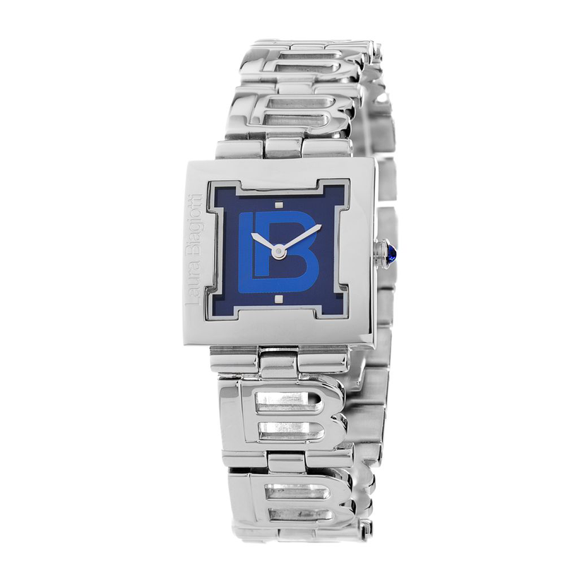 Silver stainless steel dress watch-null