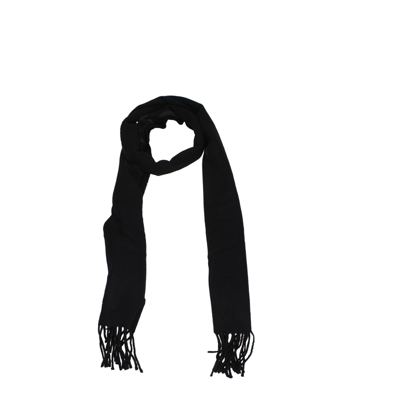 Black cashmere scarf-null