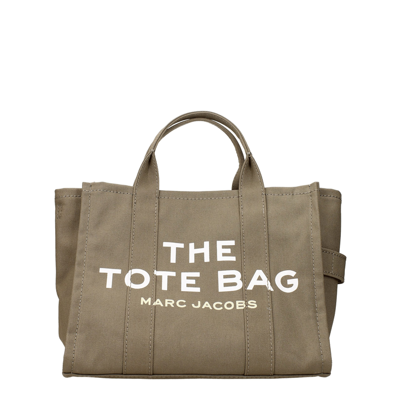 Green fabric handbag-null