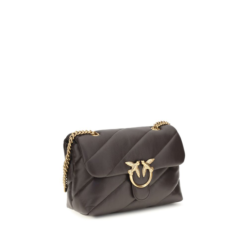 Brown calf leather bos taurus shoulder bag-null