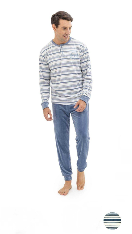 Product image: Mens velvet pyjama #q2101-null