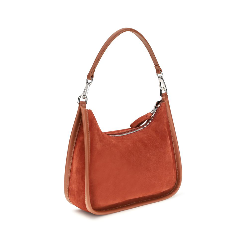 Brown calf leather bos taurus shoulder bag-null