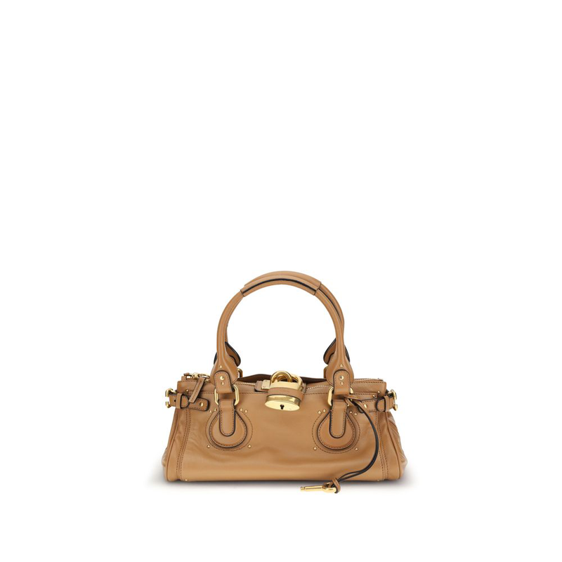Brown buffalo leather shoulder bag-null