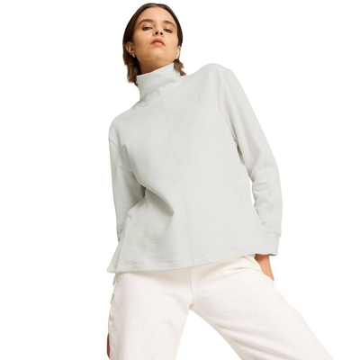 Her high neck crew training, Grey, medium