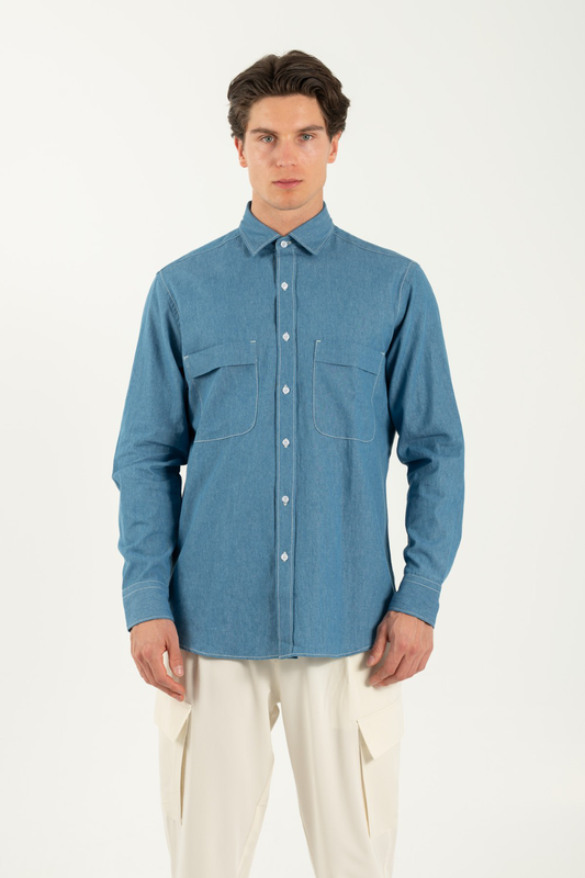 Vittorio denim shirt-null