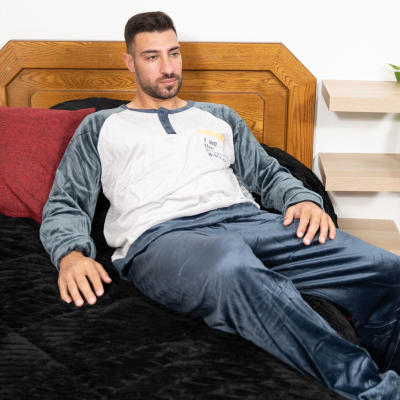 Mens velvet pajamas #m3296 image number null