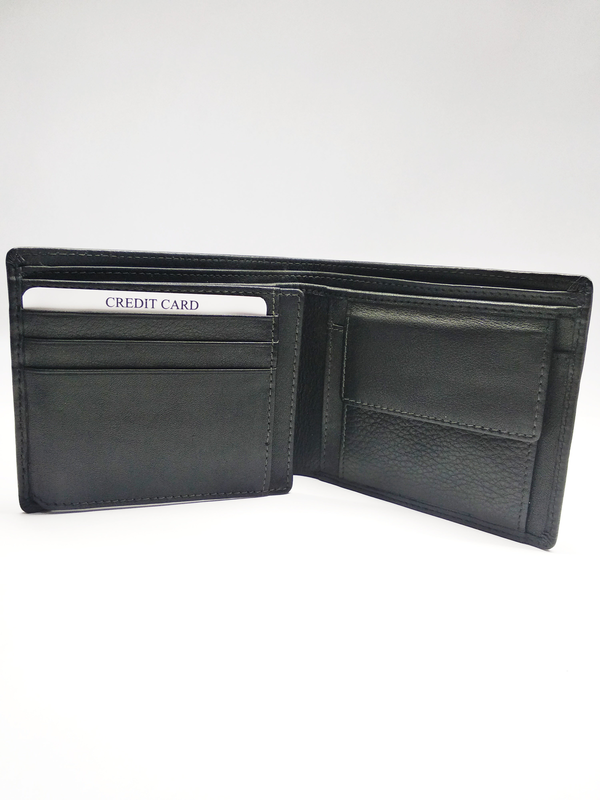 Product image: Migant design mens black leather wallet 6420-null