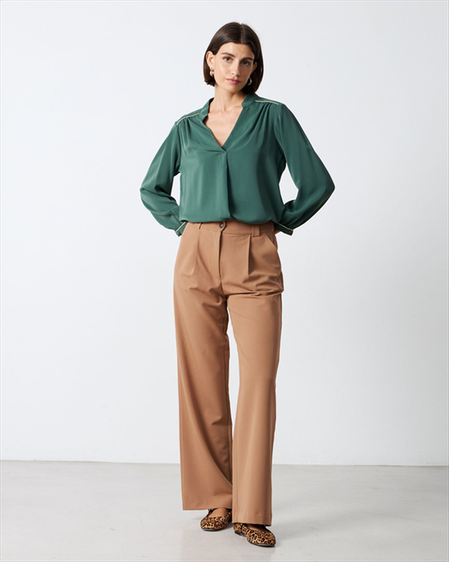 Trouser suit wide leg-null