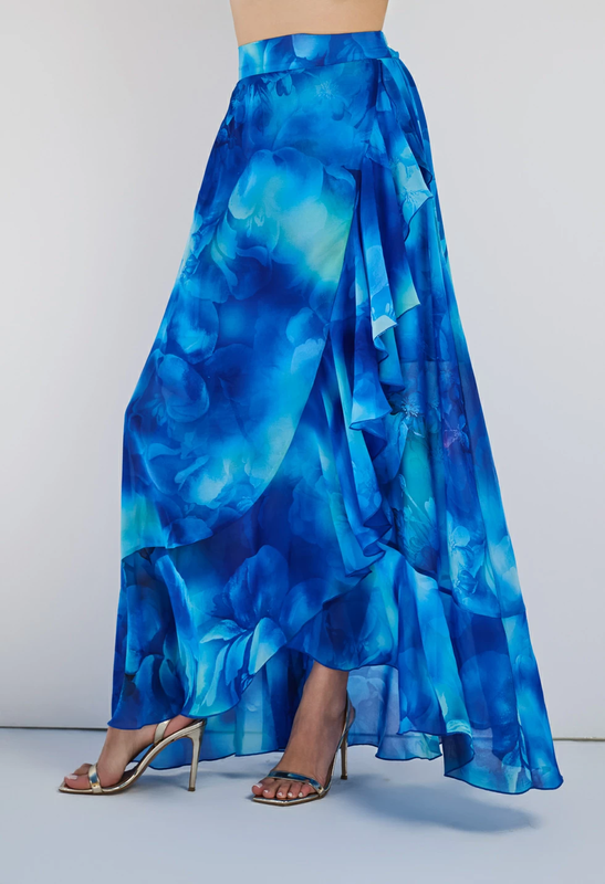 Printed skirt by desiree - blue , m-null