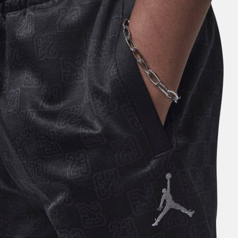 Boys monogram track pant-null