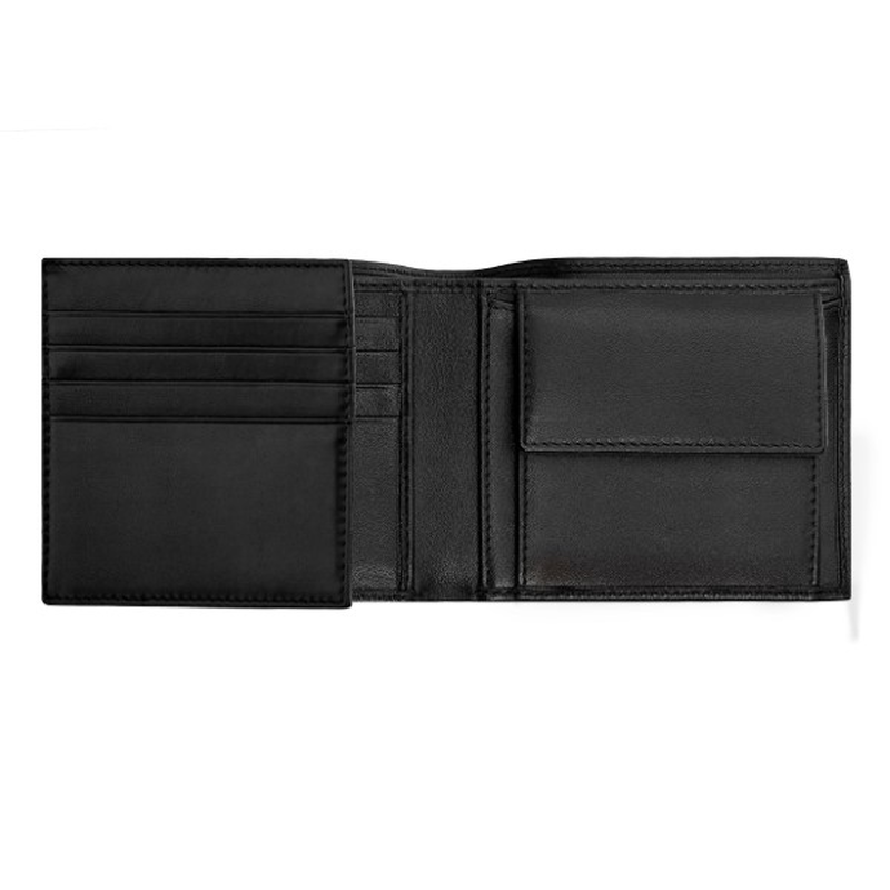 Boss money wallet with flap iconic black-null