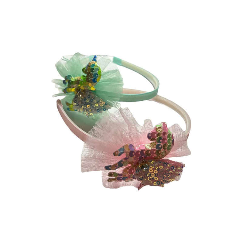 Child headband with unicorn-null