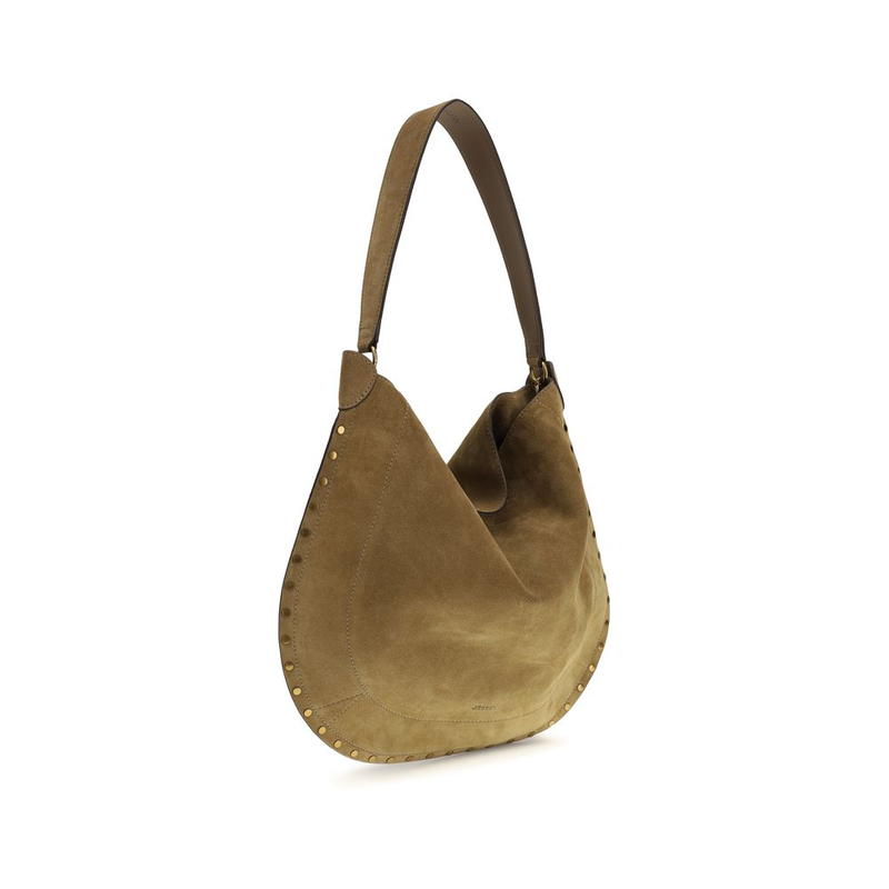 Brown calf leather bos taurus shoulder bag-null