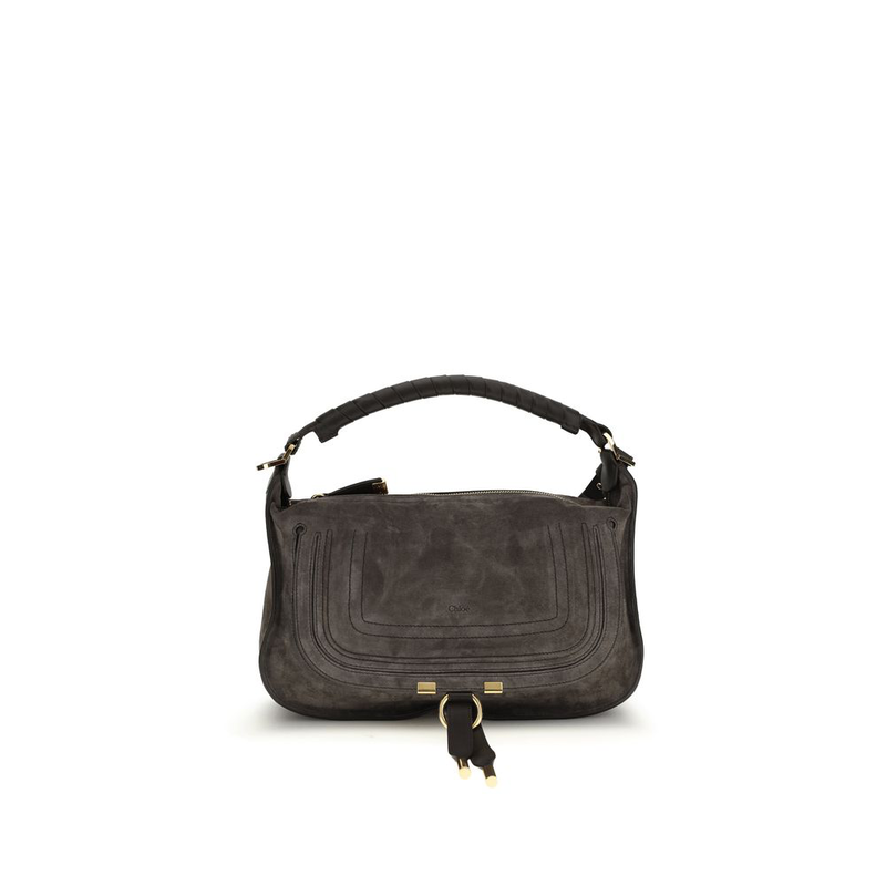 Brown calf leather bos taurus shoulder bag-null