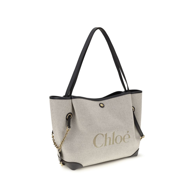 Gray cotton shoulder bag-null