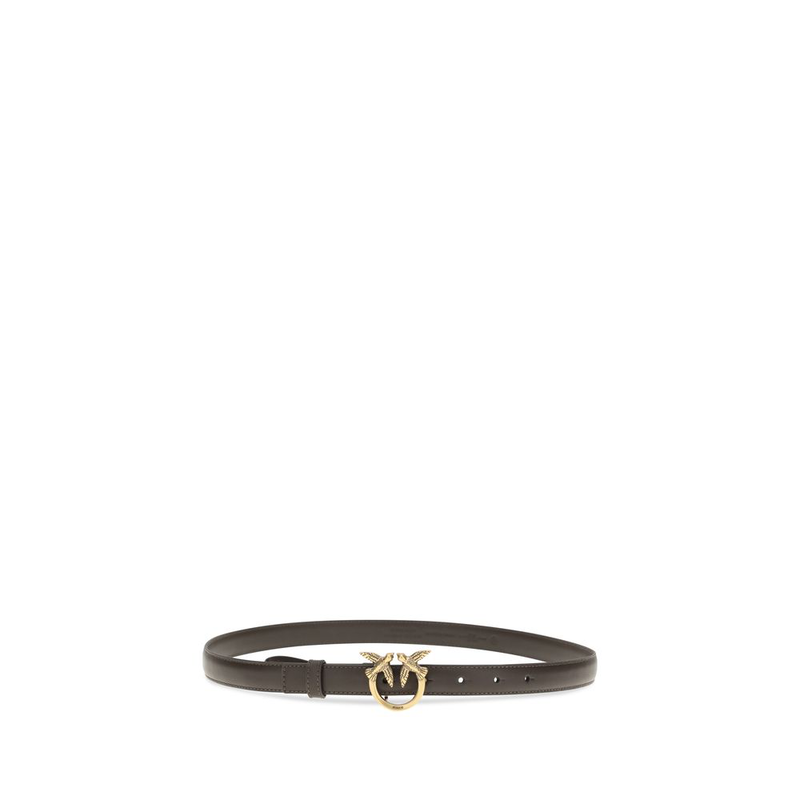 Brown calf leather bos taurus regular belt-null