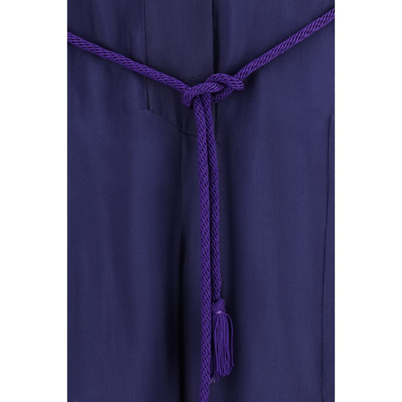 Blue viscose jumpsuit-null