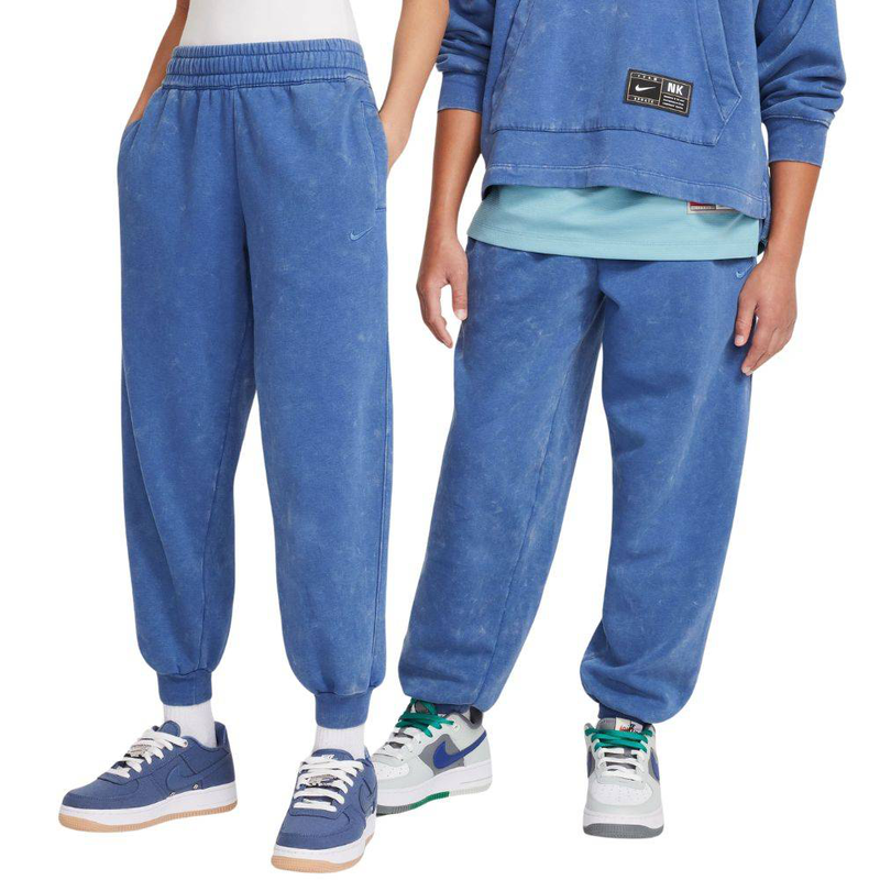 Nike sportswear kids fleece wash pant image number null