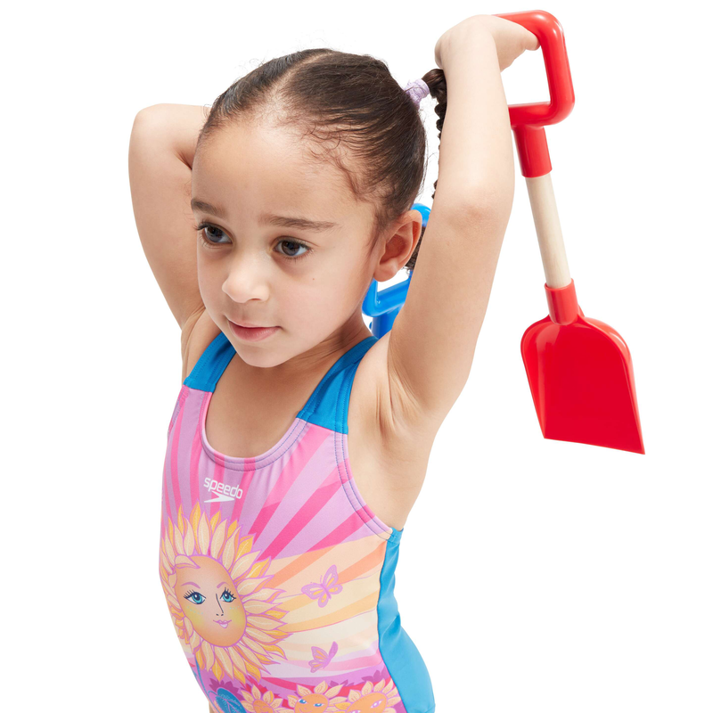 Speedo girls digital printed swimsuit (80797015834)-null