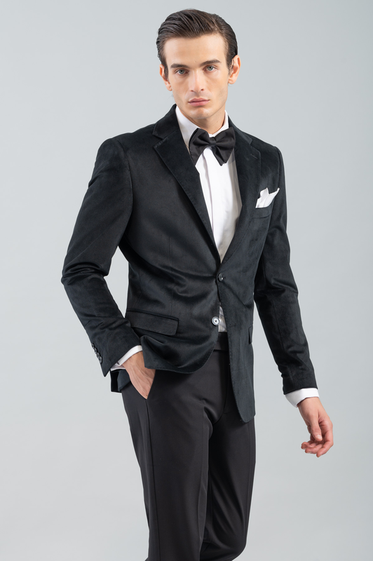 Vittorio jacket velvet-null