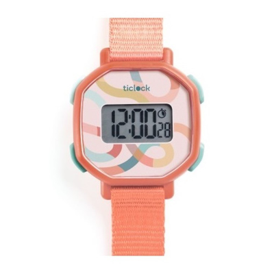 Pastel volute digital watch, , medium