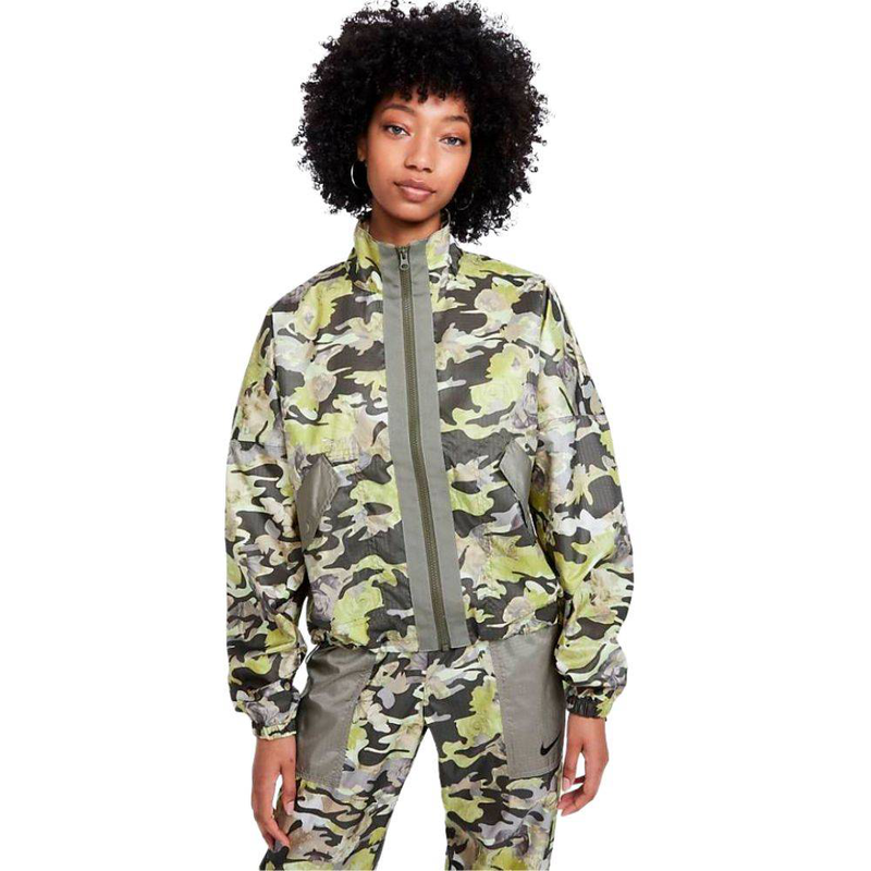 Nike womens woven all-over-print p&g jkt-null