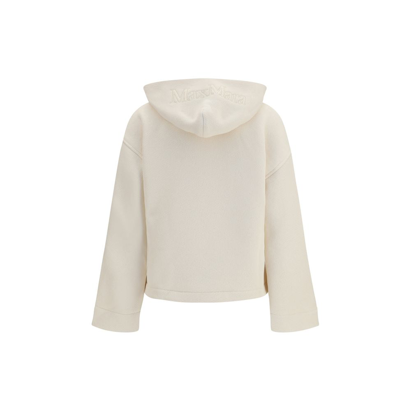 Beige cotton sweatshirt-null