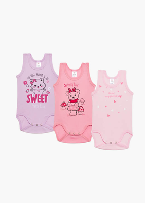 Amelia set 3pcs bodysuits, , medium
