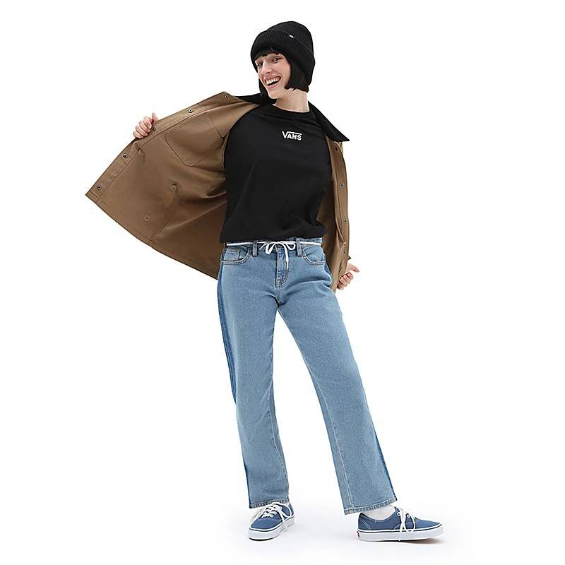 Vans flying v oversized womens tee-null