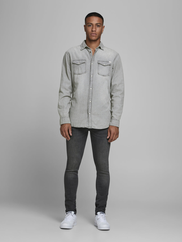 Jjesheridan shirts - light grey denim-null