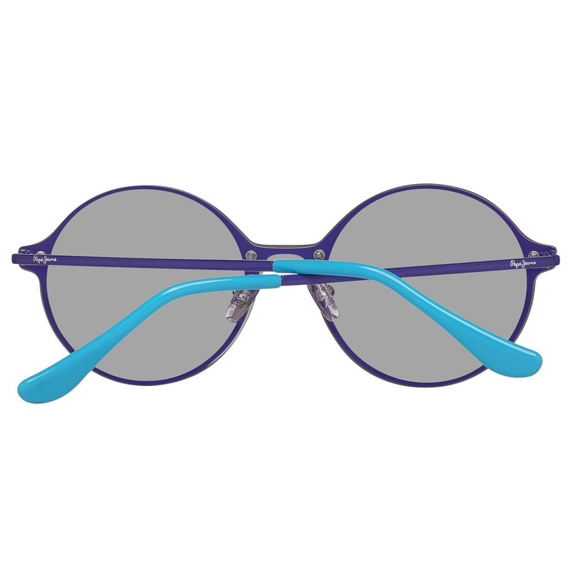 Blue metal sunglasses-null