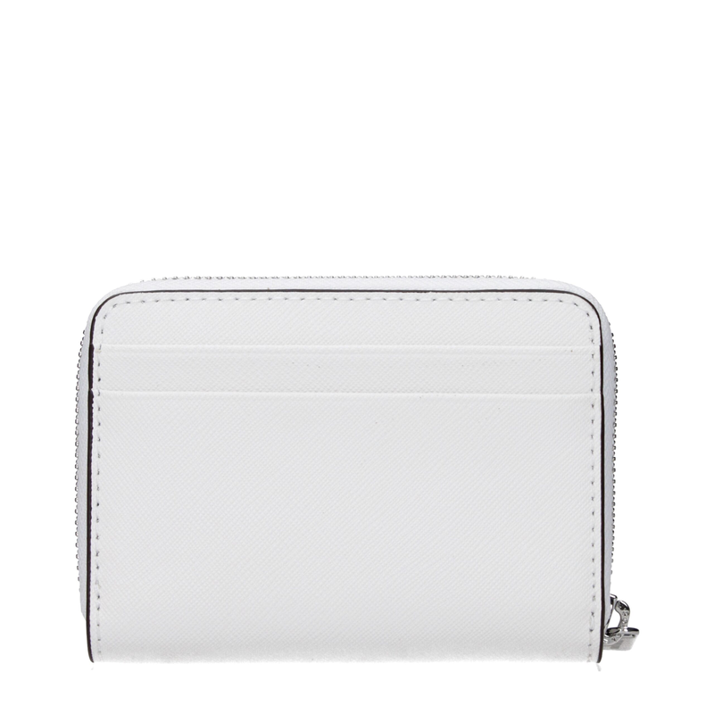 White leather cardholder-null
