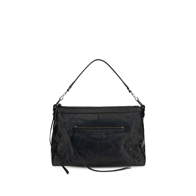 Black lamb ovis aries aries shoulder bag-null