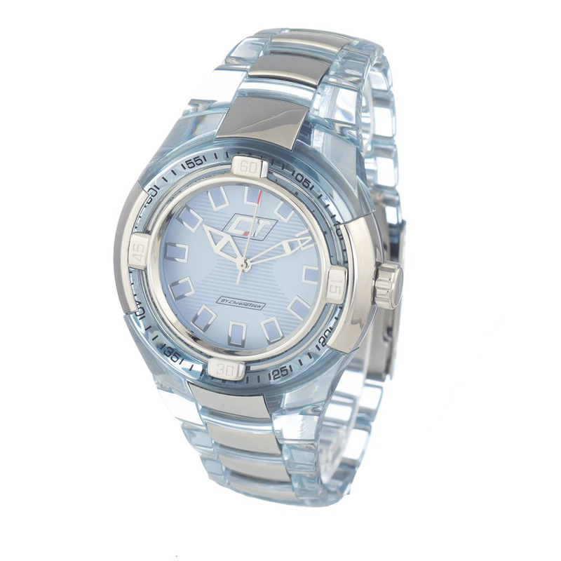 Transparent polycarbonate dress watch-null