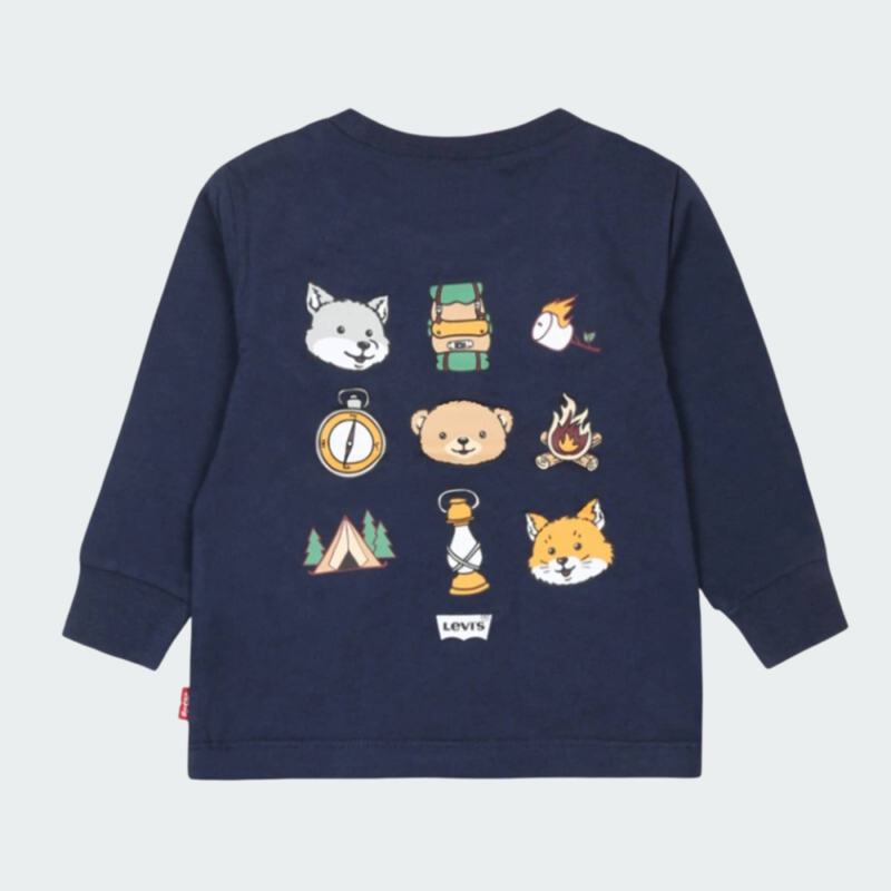 Boys critter hiking icons tee image number null