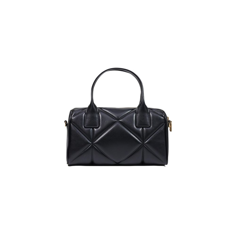 Black polyethylene handbag-null