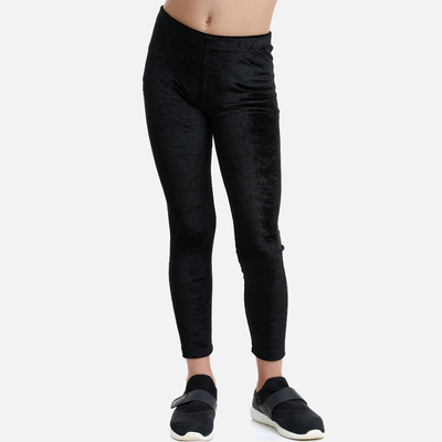 Bodytalk girls velour legging black, , medium