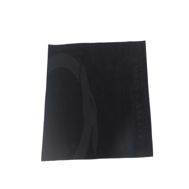 Black cotton men beach towel-null