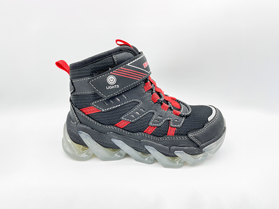 Skechers sneaker boot with light-up midsole. Sk/400131la, Bkrd, medium