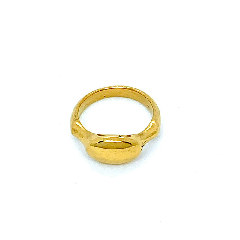 Ring 24ct pure gold shiny-null