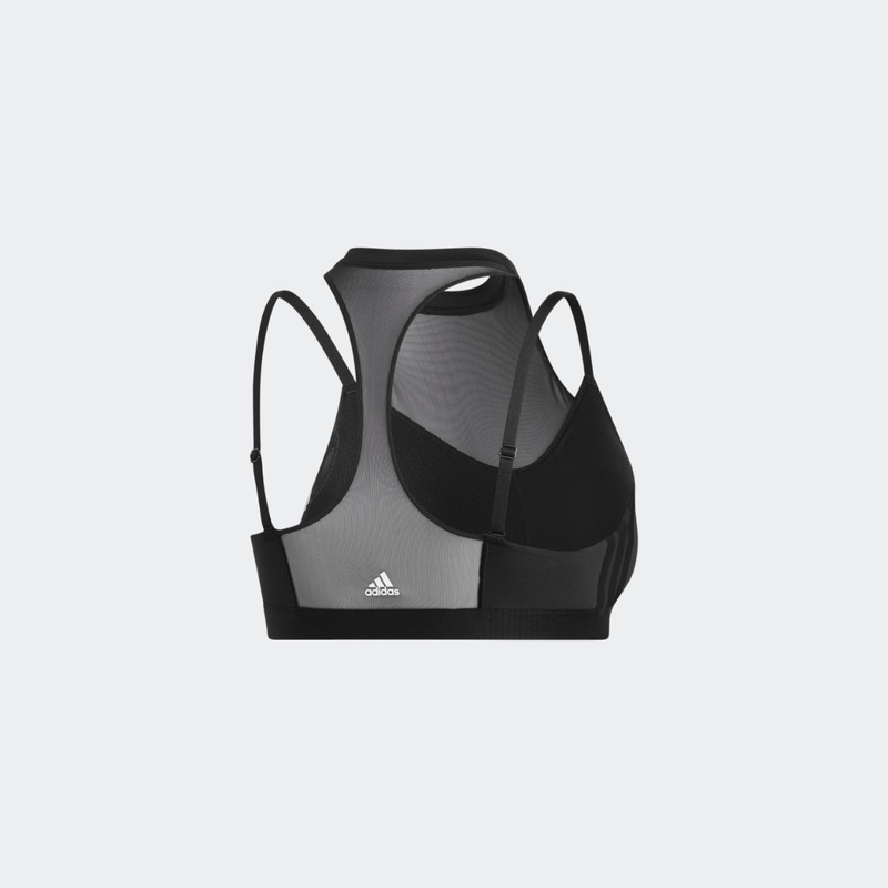 Product image: Adidas all me 3-stripes mesh bra black-null